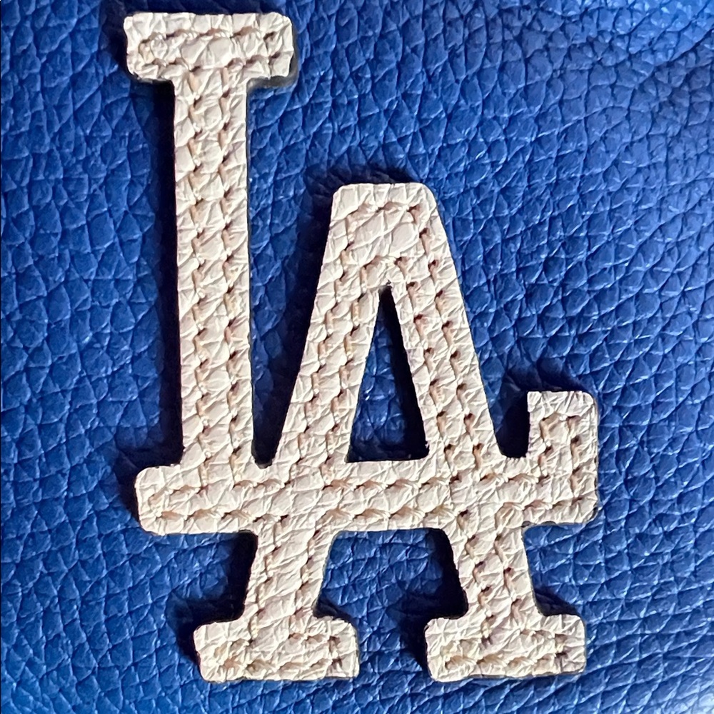 Dooney & Bourke Black and Blue Crossbody Bag with LA Emblem - Picture 7 of 7